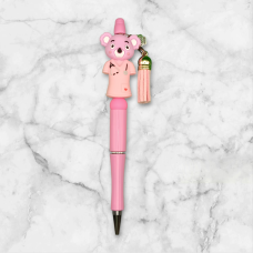 Zorgheld Beer Balpen - Roze