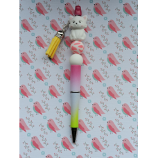 Kawaii Kattenpen - Geel / Roze Kawaii Kattenpen - Geel / Roze