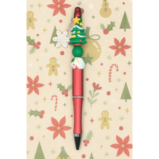 Kerstboom Charm Pen - Rood Kerstboom Charm Pen - Rood
