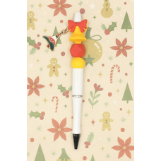 Festive Bow Penne-Charm - Wit Festive Bow Penne-Charm - Wit