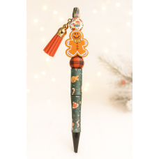 Gingerbread Charm - Groen met opdruk Gingerbread Charm - Groen met opdruk